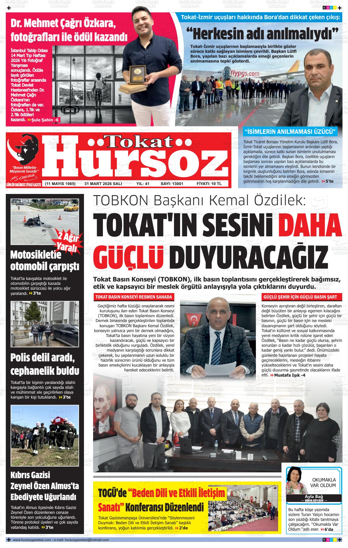 Tokat Hursoz 31.03.2026