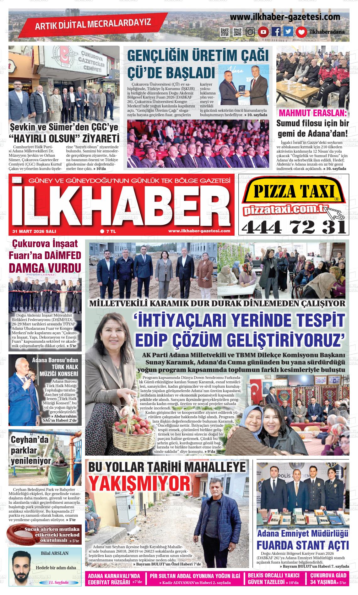 Adana Ilkhaber 31.03.2026