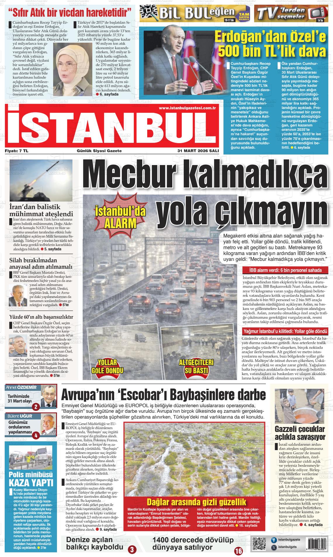 Istanbul 31.03.2026