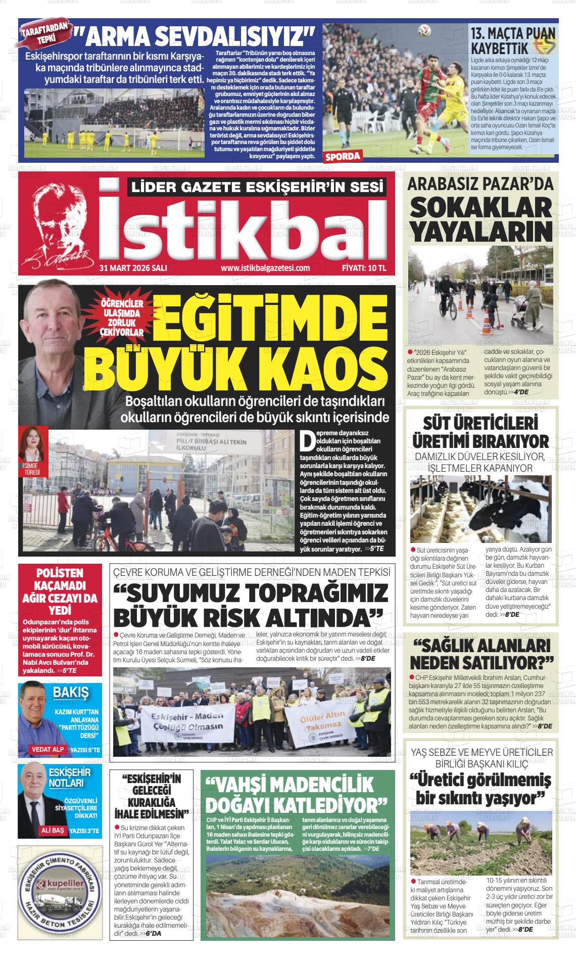 Eskisehir Istikbal 31.03.2026