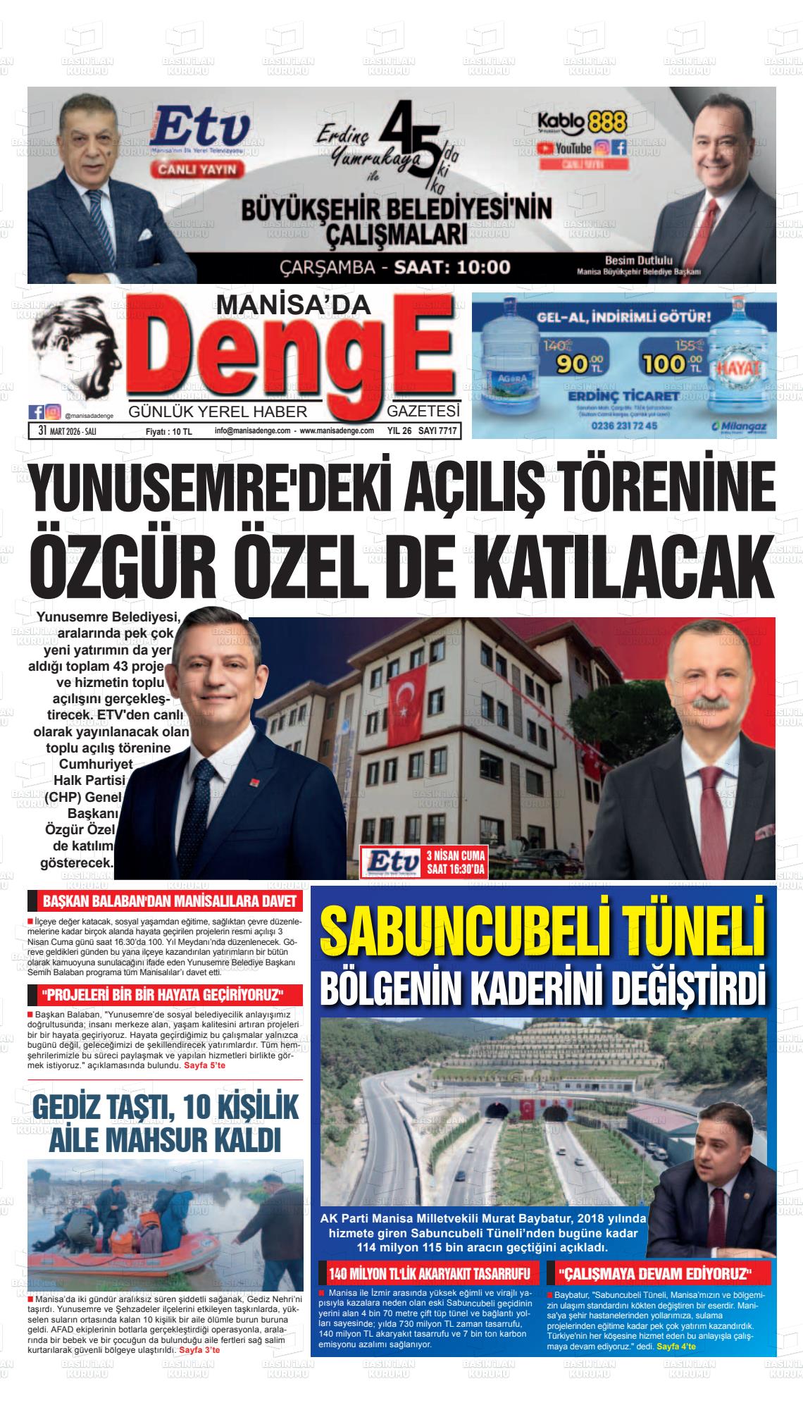 Manisa Dadenge 31.03.2026