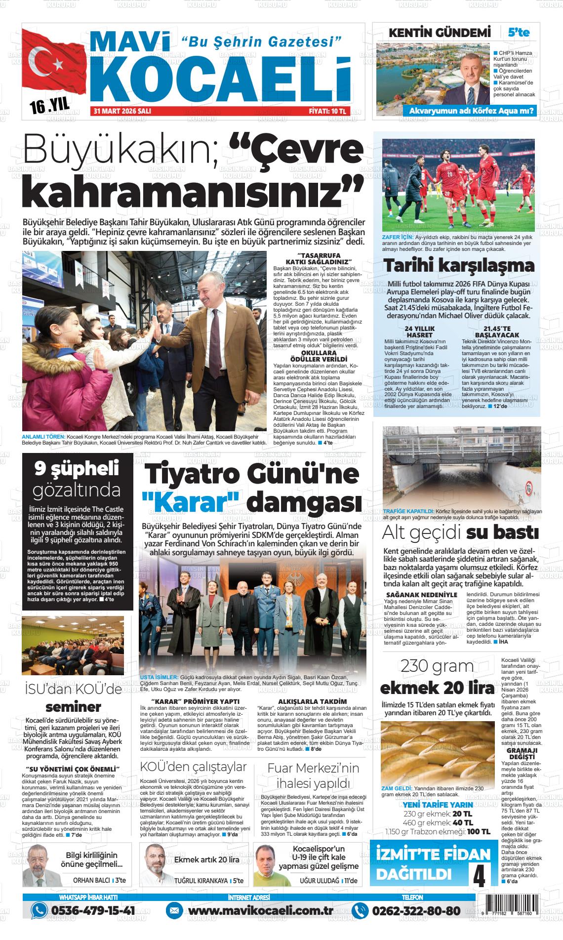 Kocaeli Mavi 31.03.2026