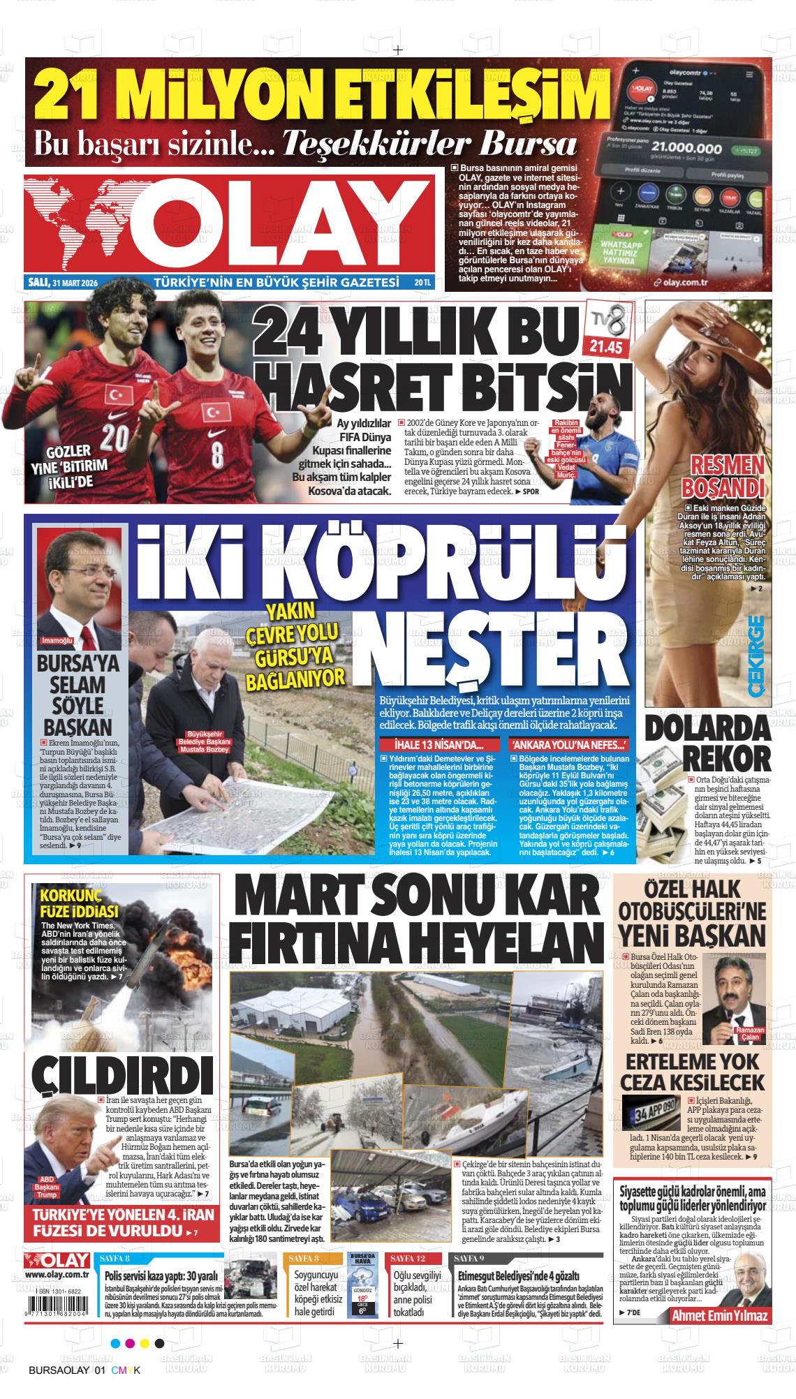 Hatay Olay 31.03.2026