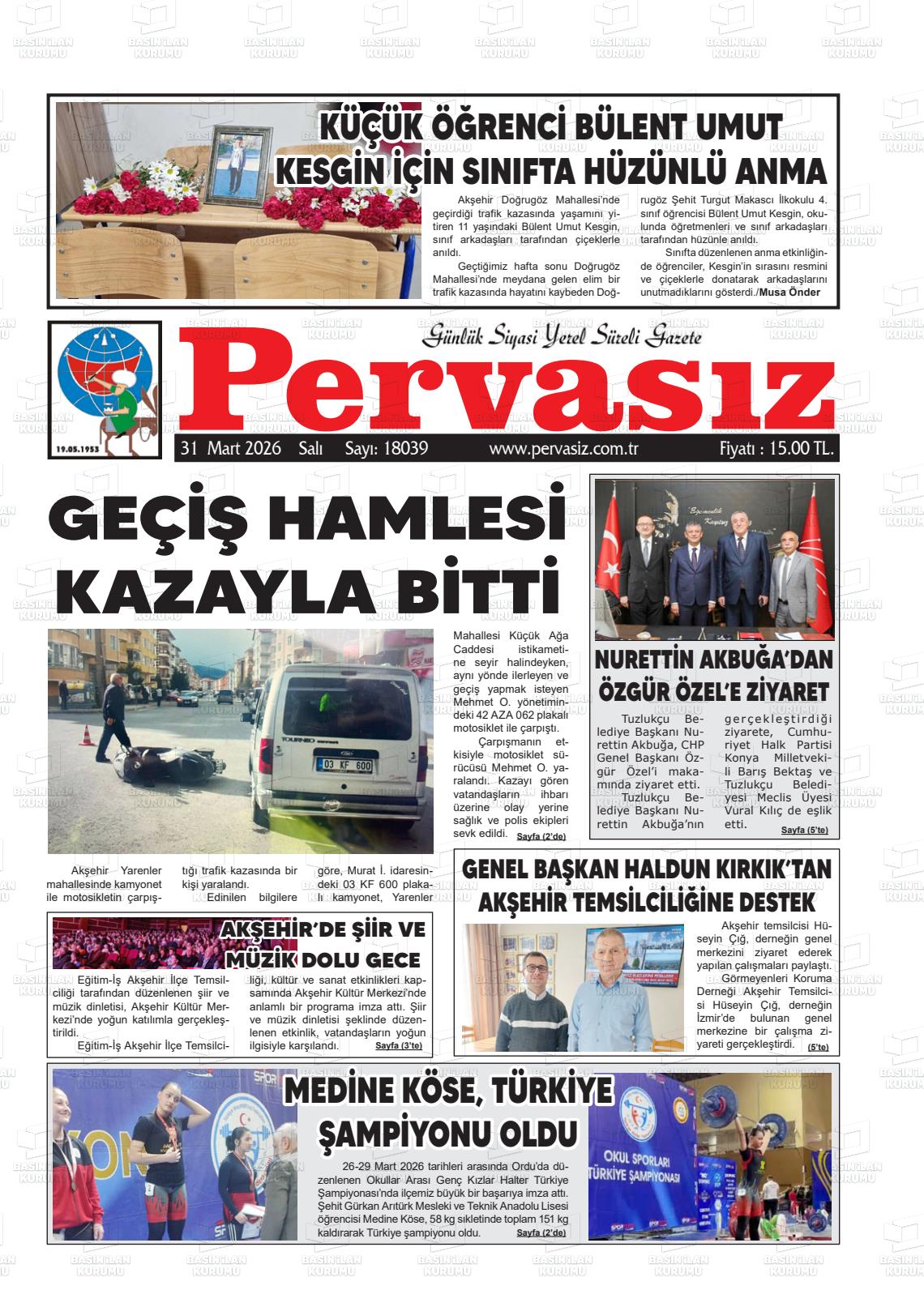 Konya Pervasiz 31.03.2026