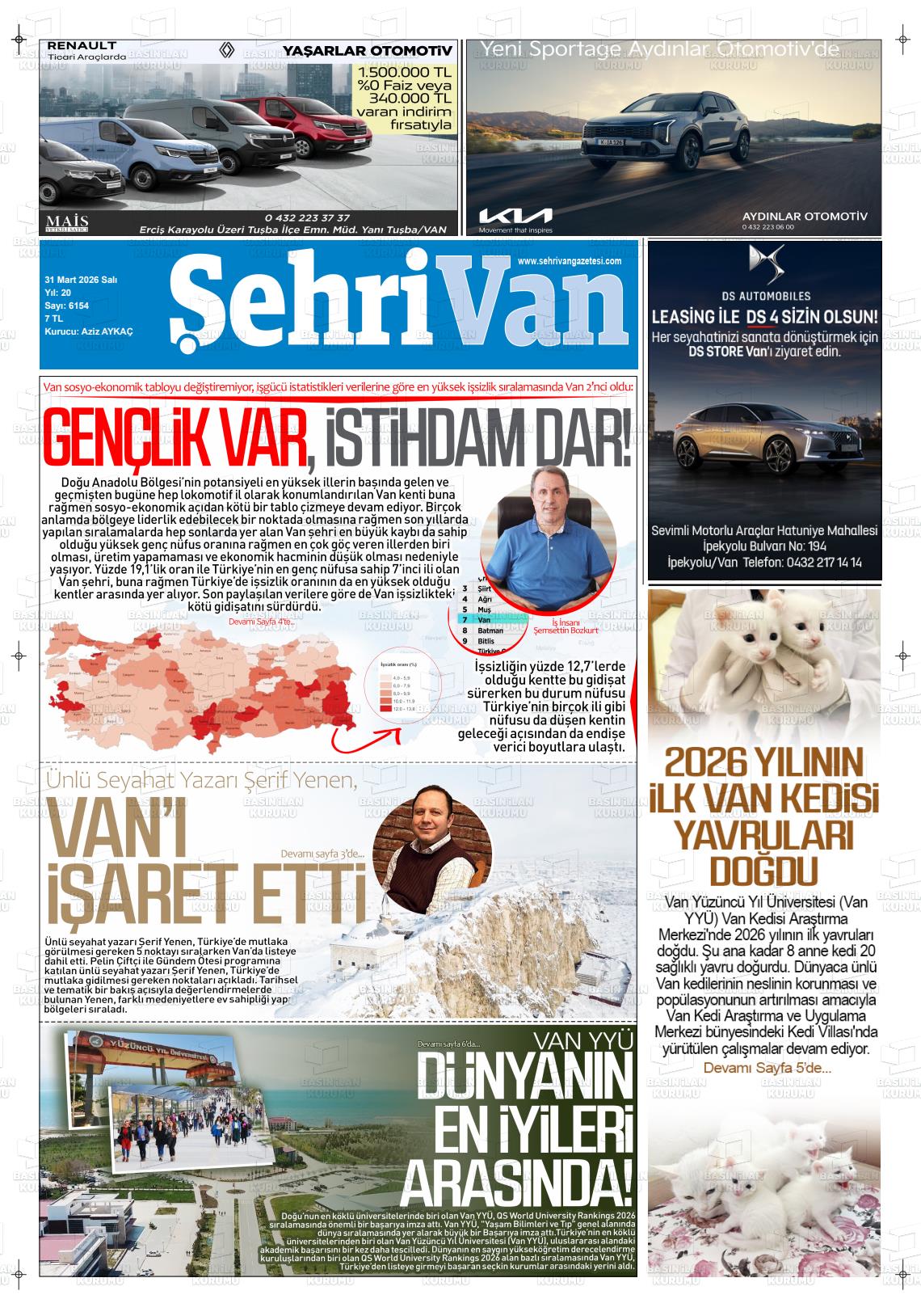 Van Sehri 31.03.2026