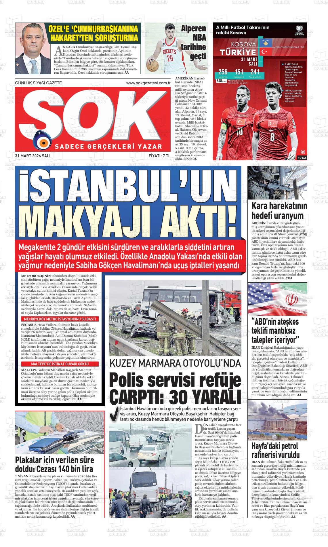 Istanbul Sok 31.03.2026