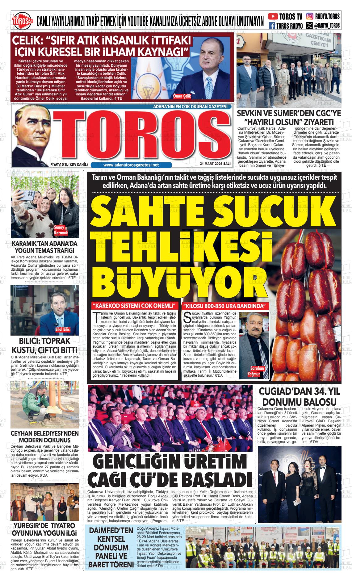 Antalya Toros 31.03.2026