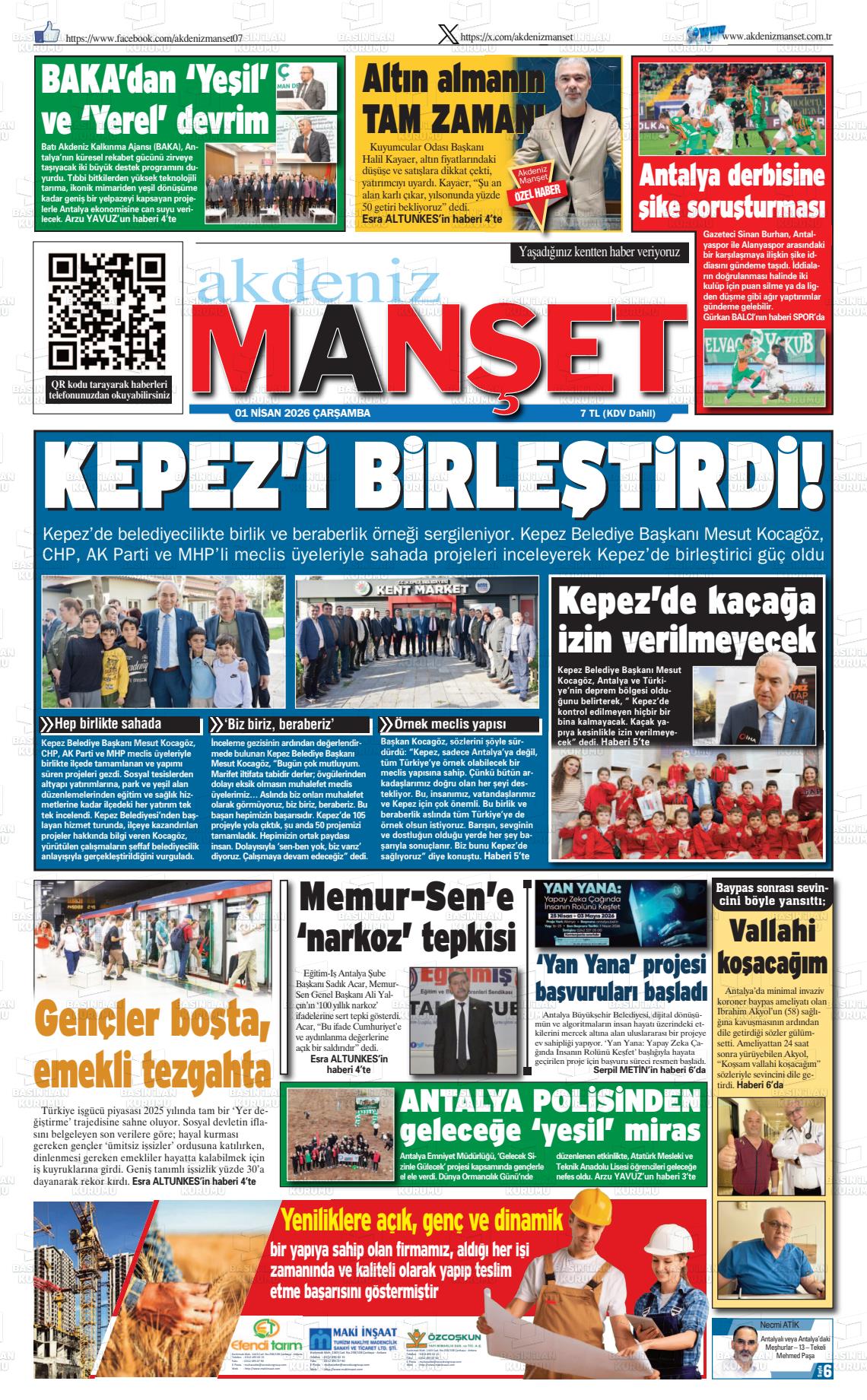 Antalya Akdenizmanset 01.04.2026