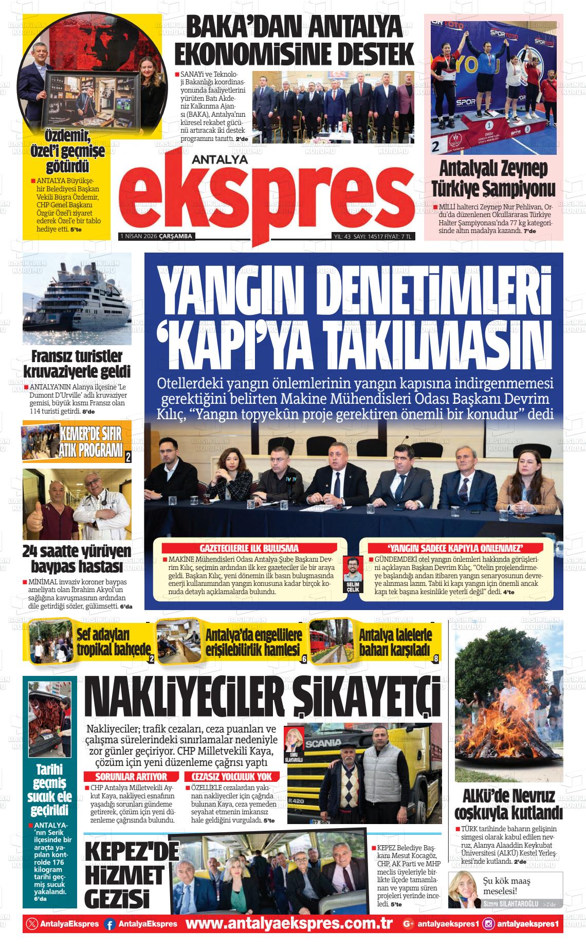 Antalya Ekspres 01.04.2026