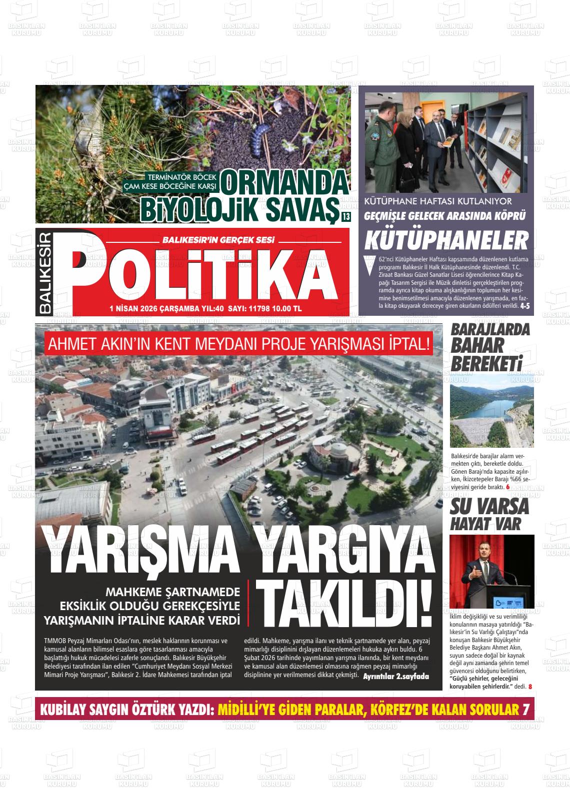 Balikesir Politika 01.04.2026