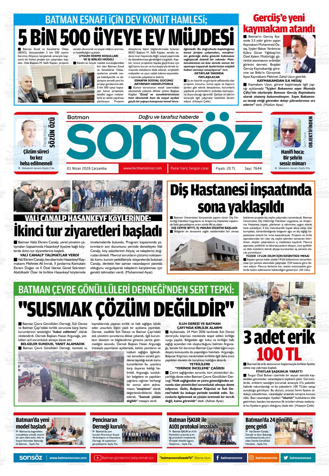 Batman Sonsoz 01.04.2026