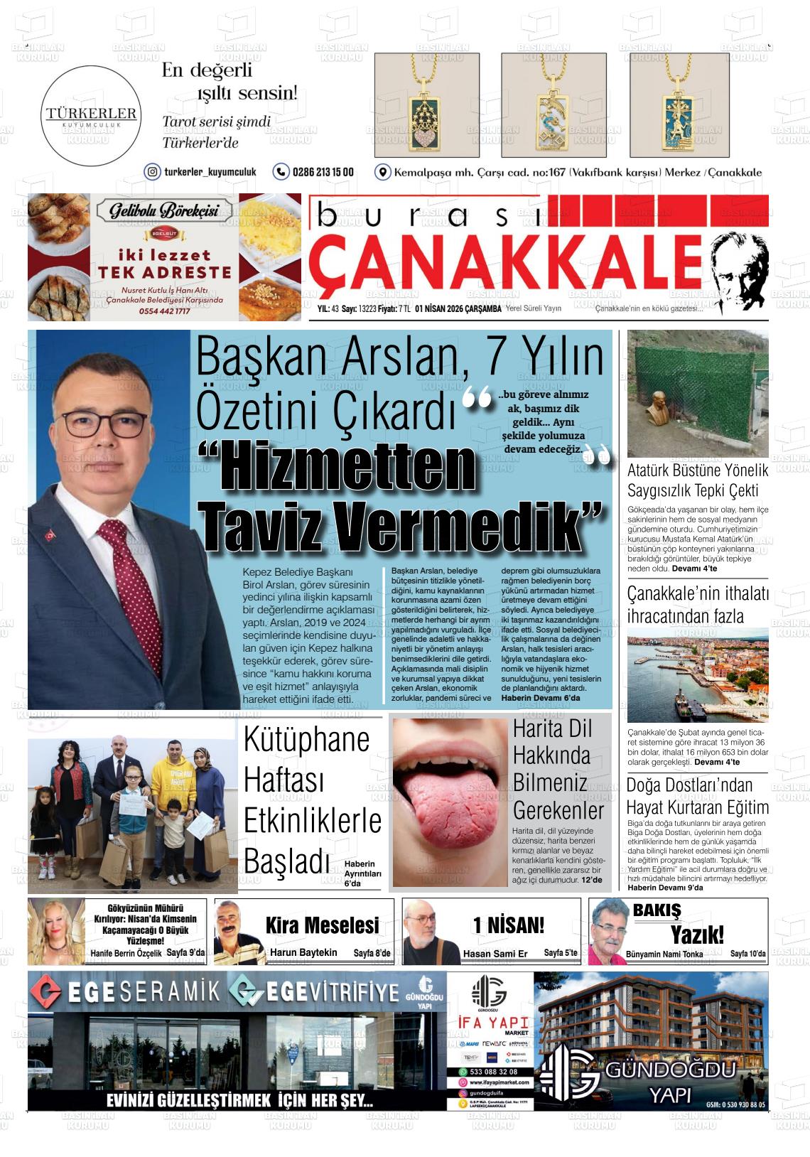 Canakkale Burasi 01.04.2026