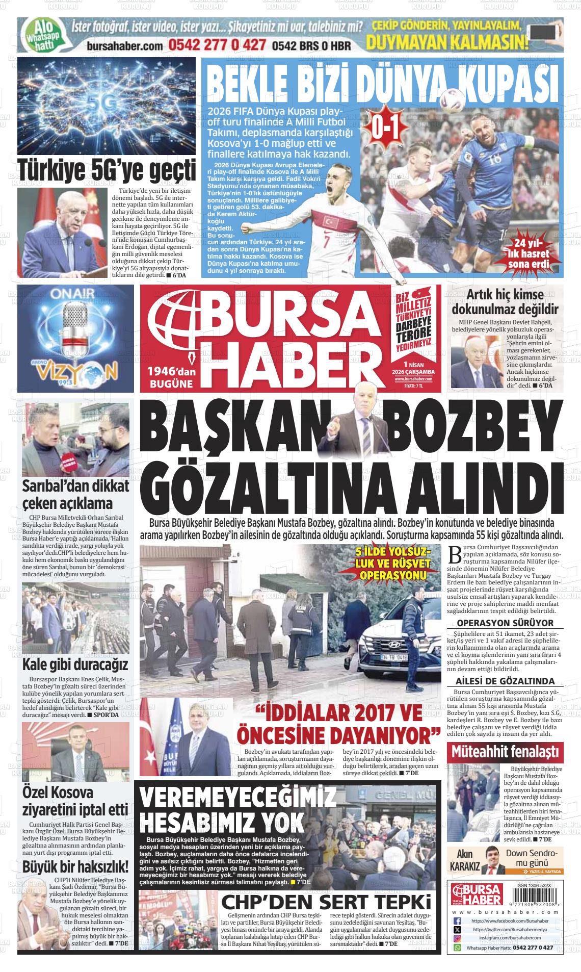 Bursa Haber 01.04.2026