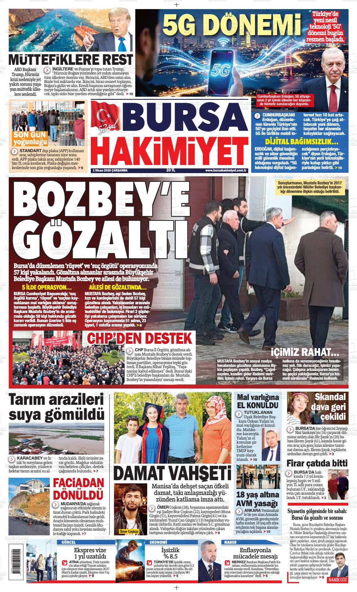 Bursa Hakimiyet 01.04.2026