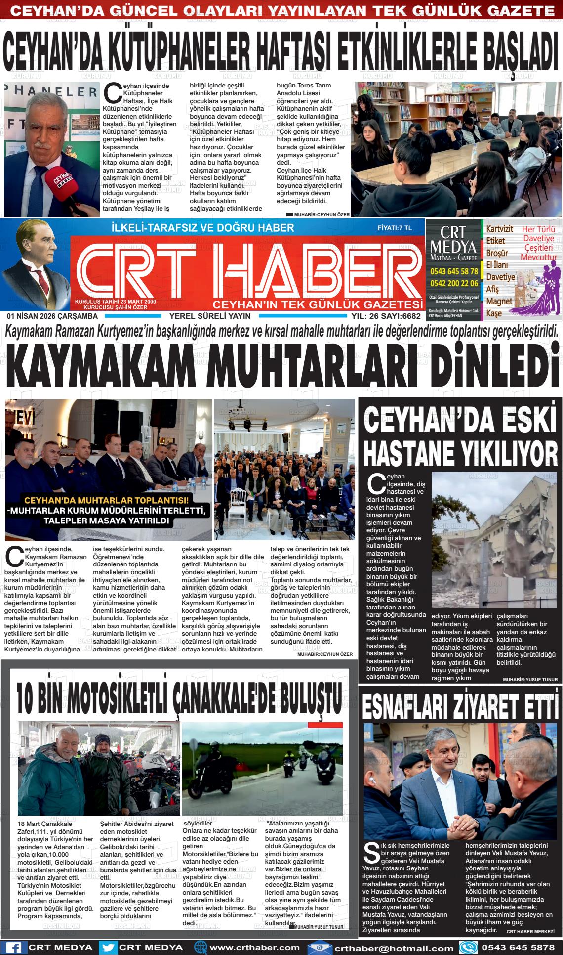 Adana Crthaber 01.04.2026