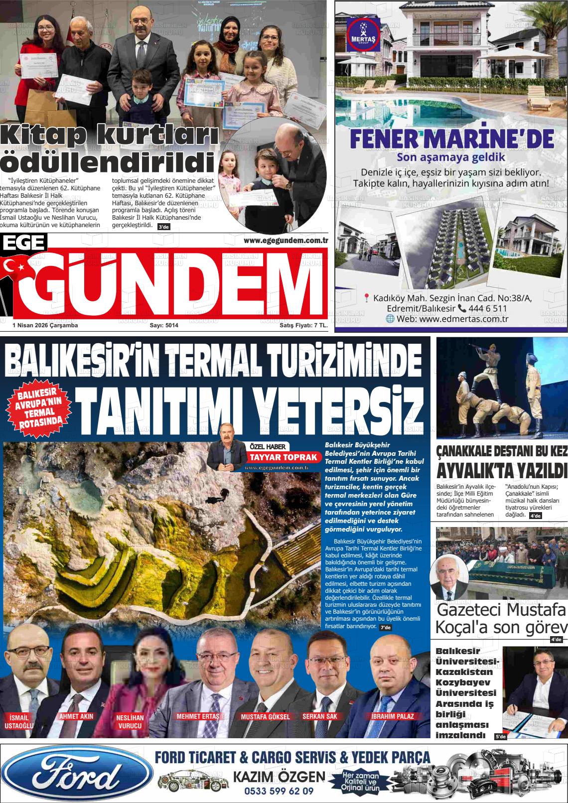 Balikesir Egegundem 01.04.2026