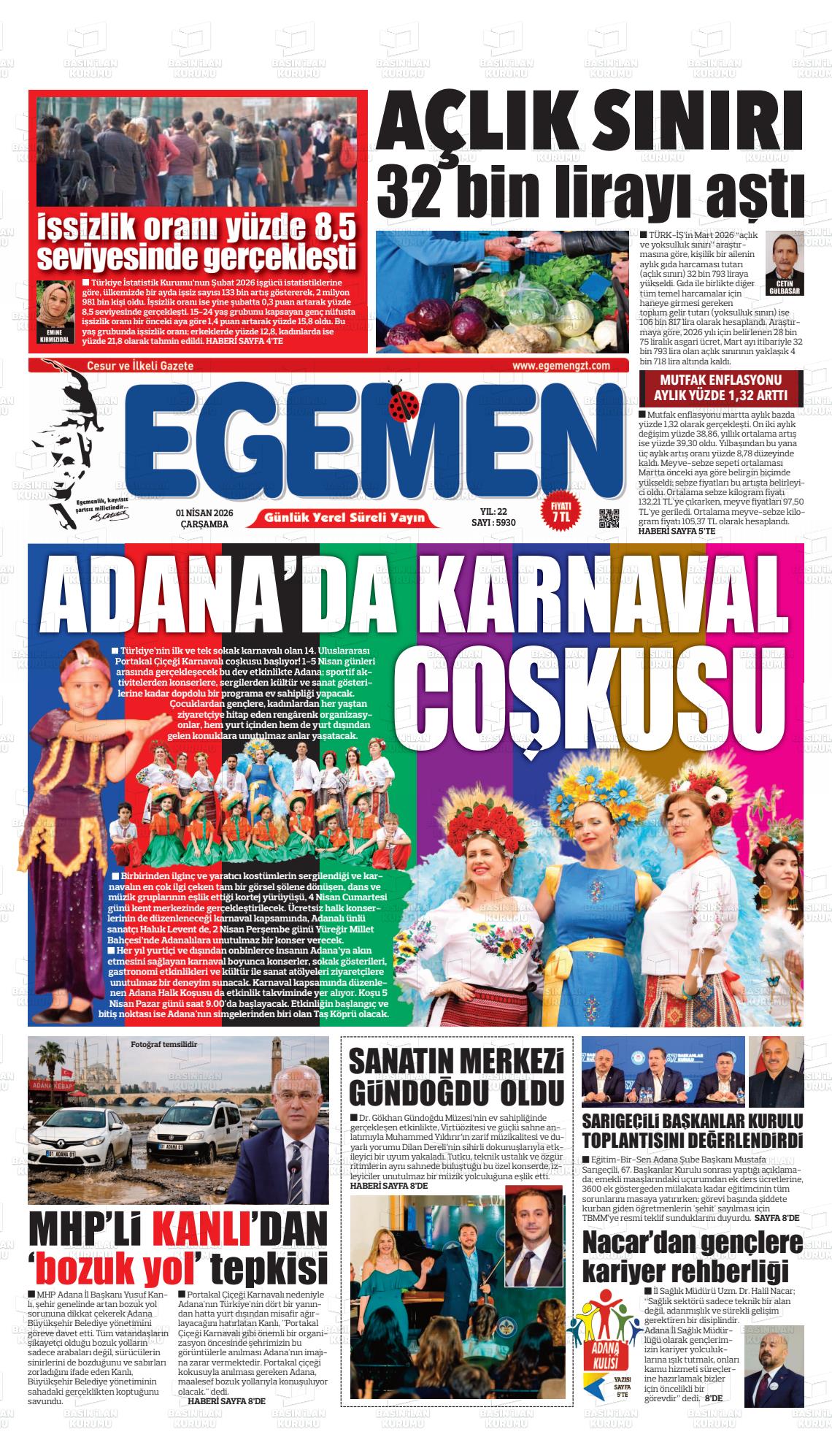 Adana Egemen 01.04.2026