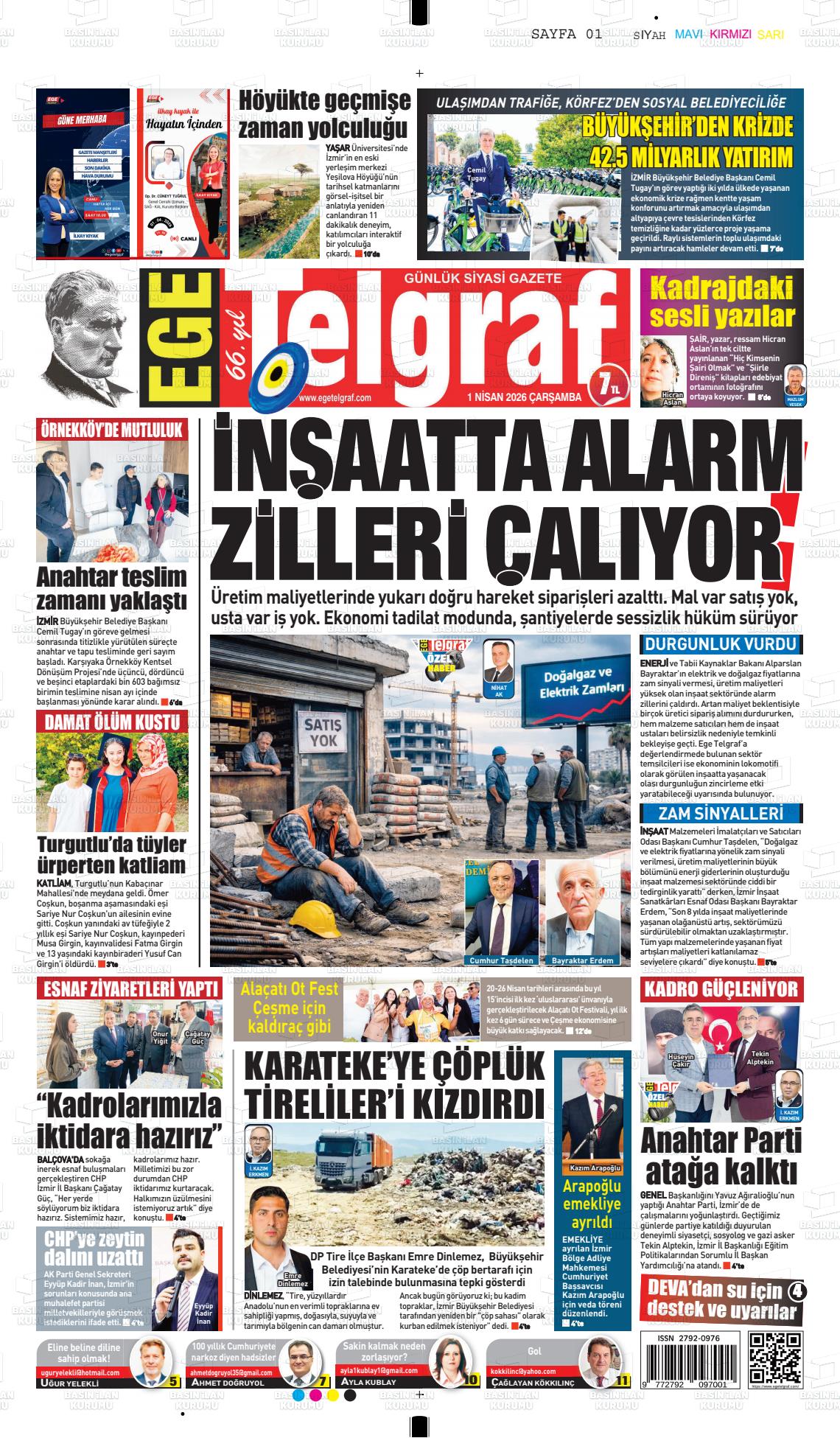 Izmir Egetelgraf 01.04.2026