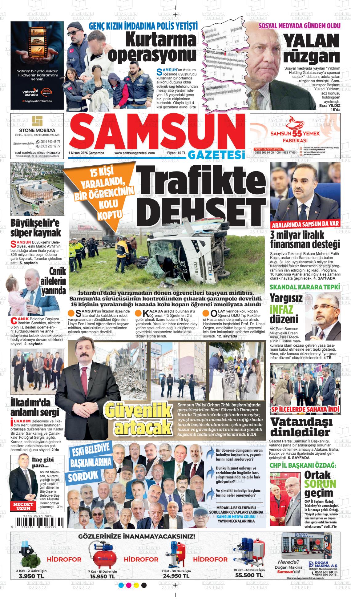 Samsun Ekip 01.04.2026