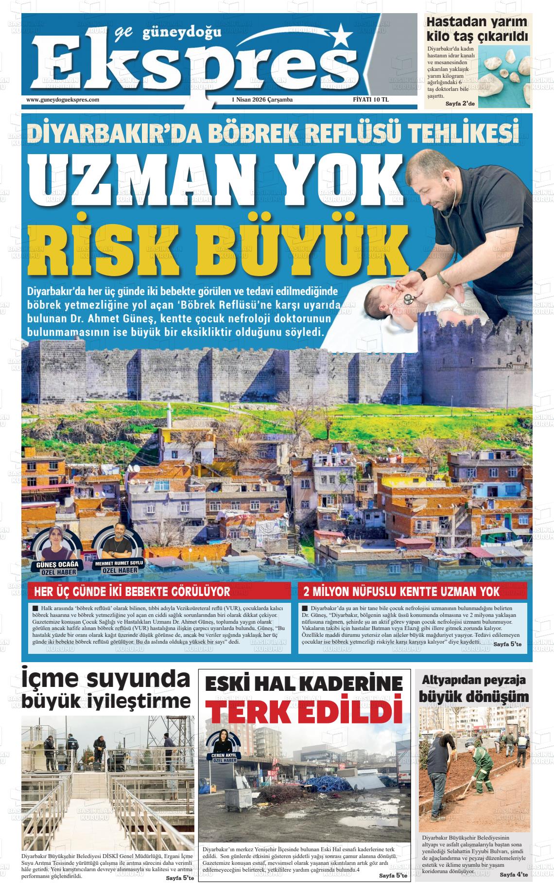 Diyarbakir Geguneydoguekspres 01.04.2026