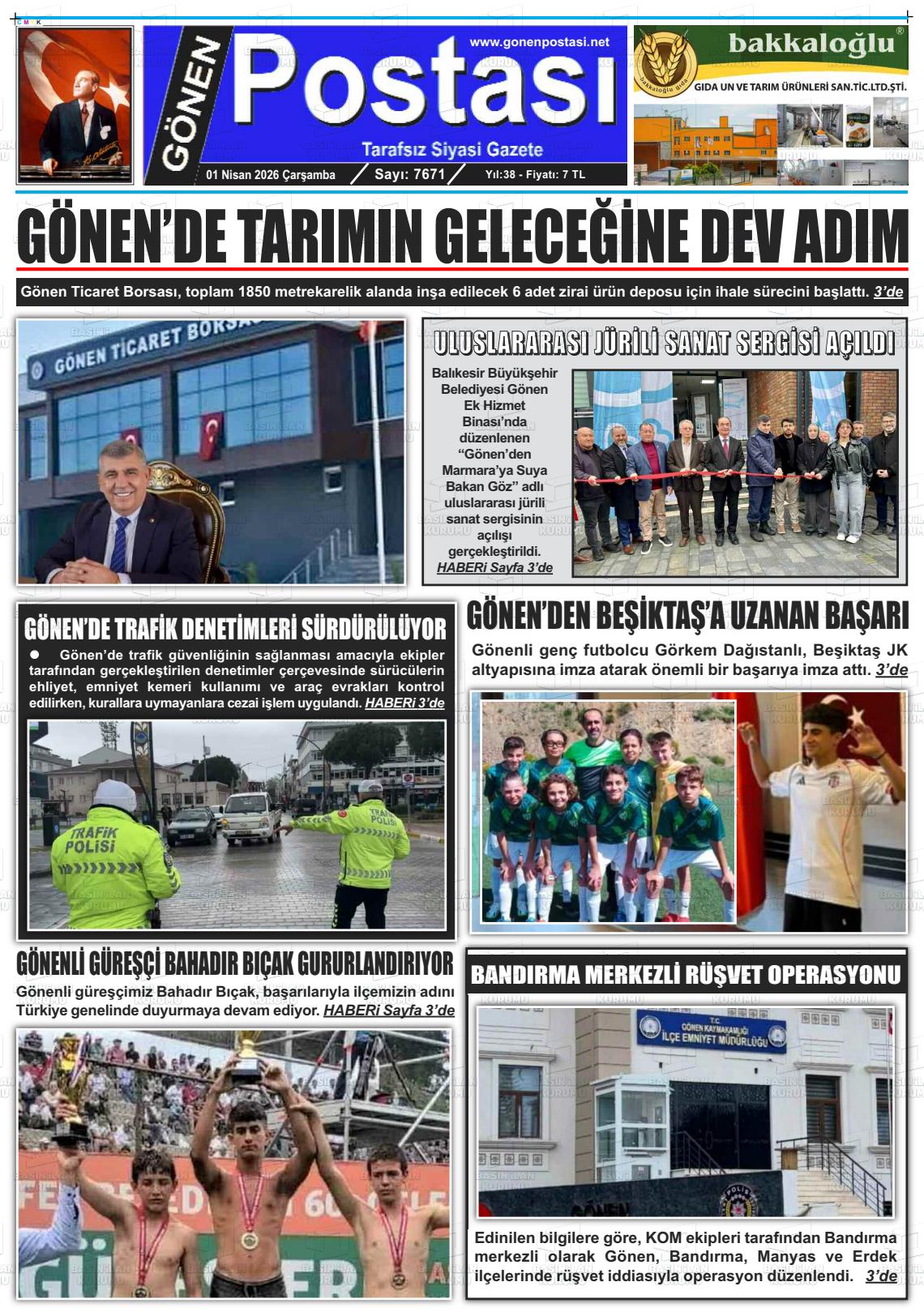 Balikesir Gonenpostasi 01.04.2026