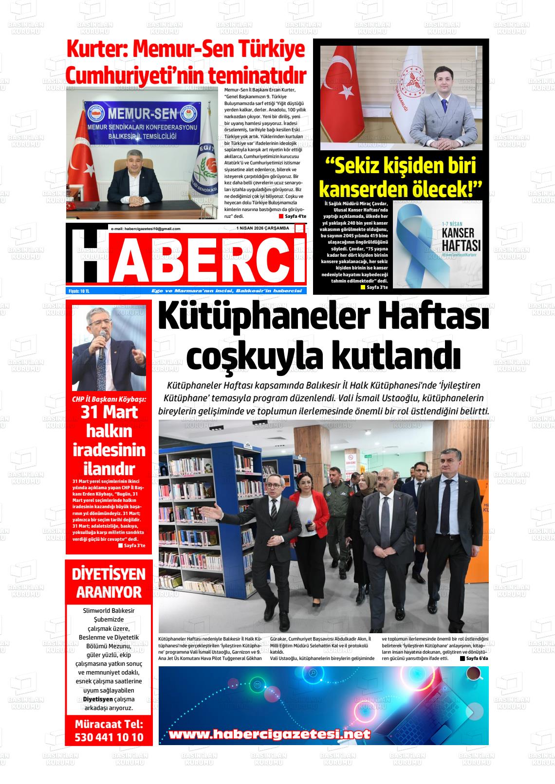 Mersin Haberci 01.04.2026