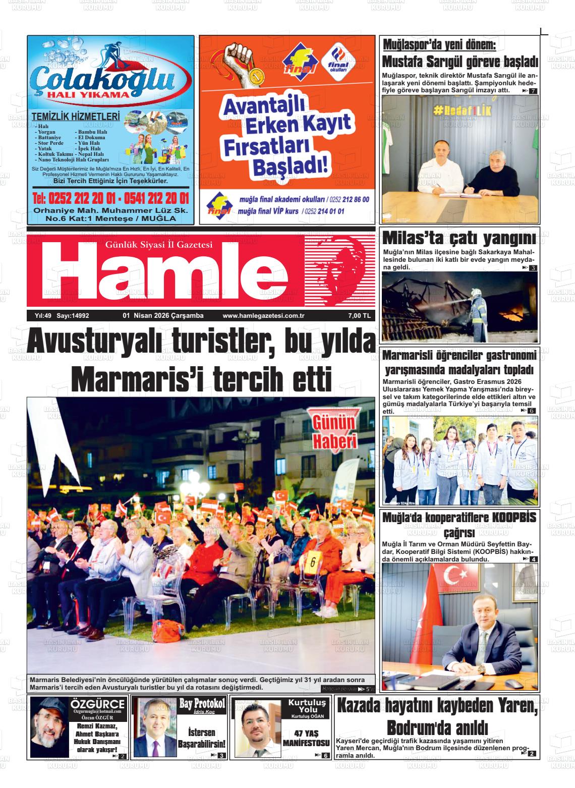 Mugla Hamle 01.04.2026