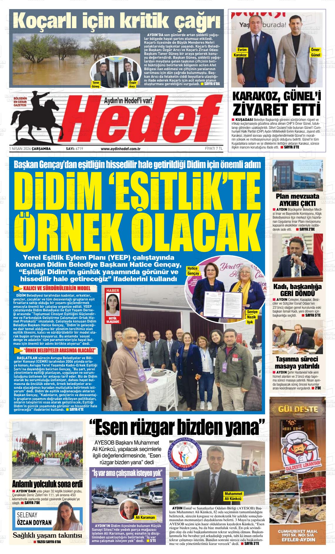 Canakkale Hedef 01.04.2026