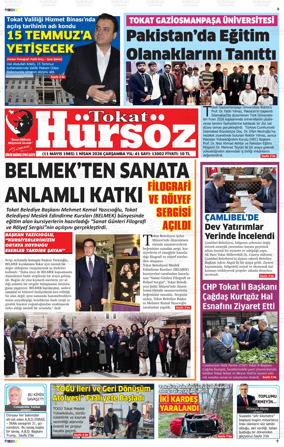 Tokat Hursoz 01.04.2026