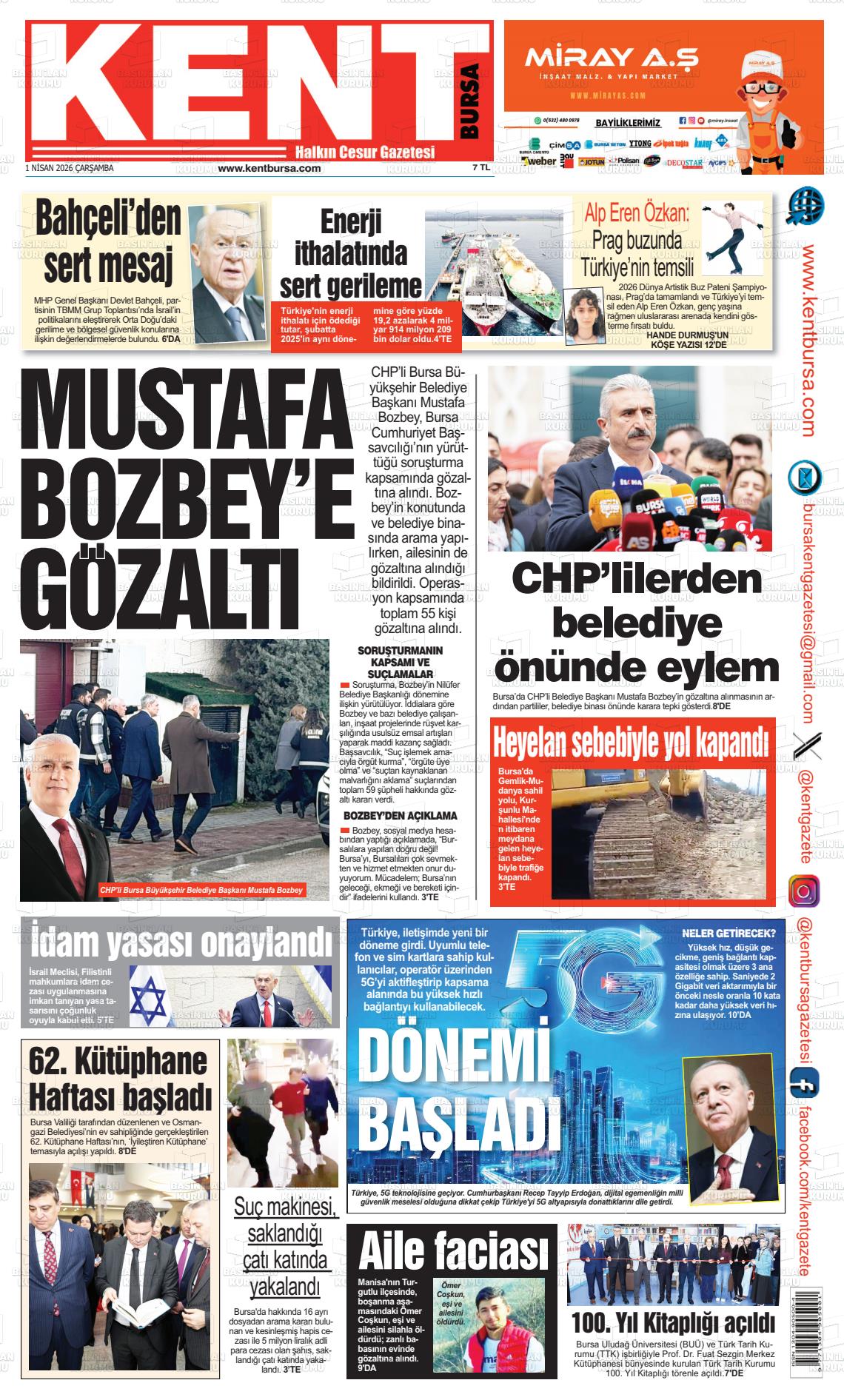 Bursa Kent 01.04.2026