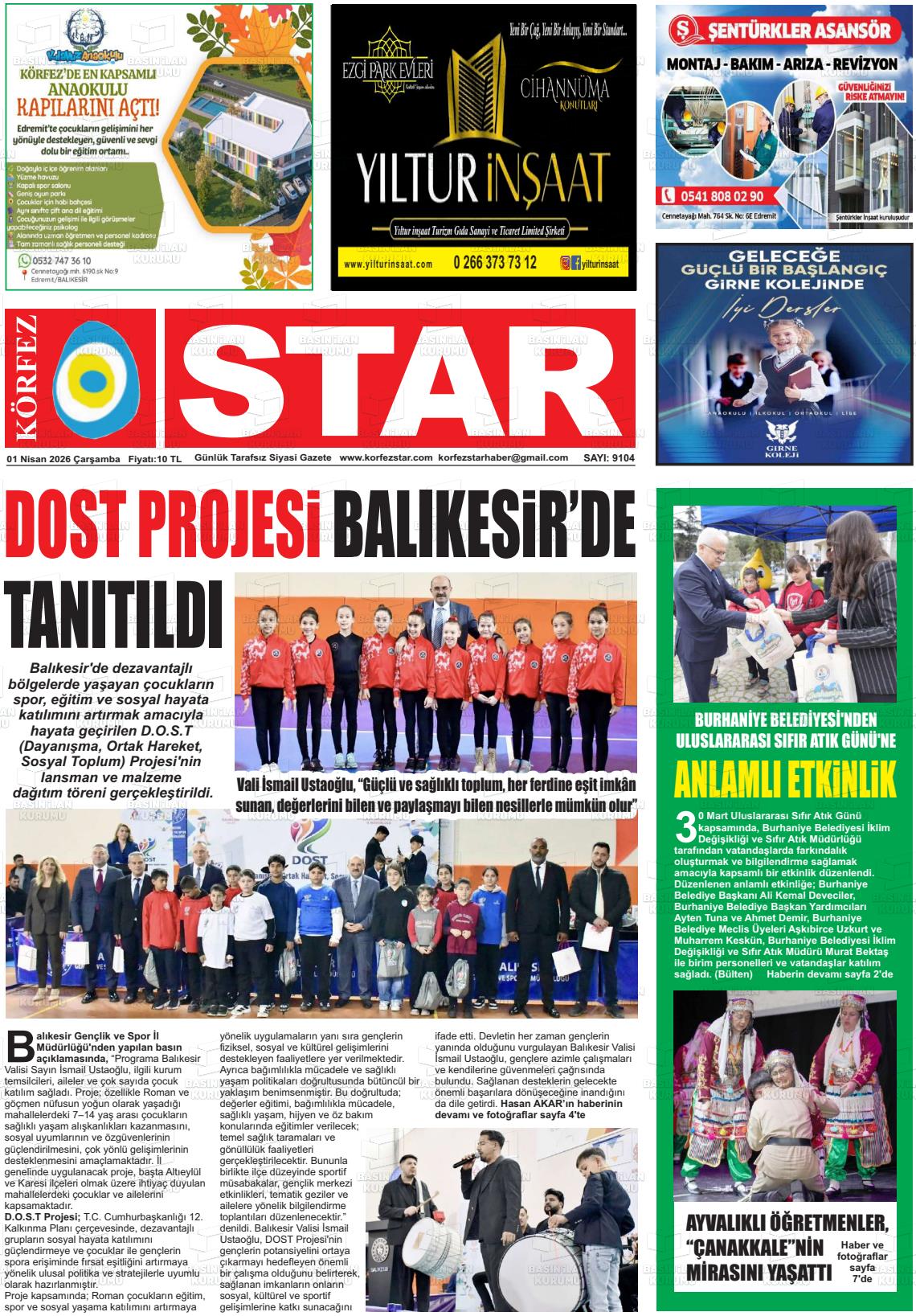 Balikesir Korfezstar 01.04.2026