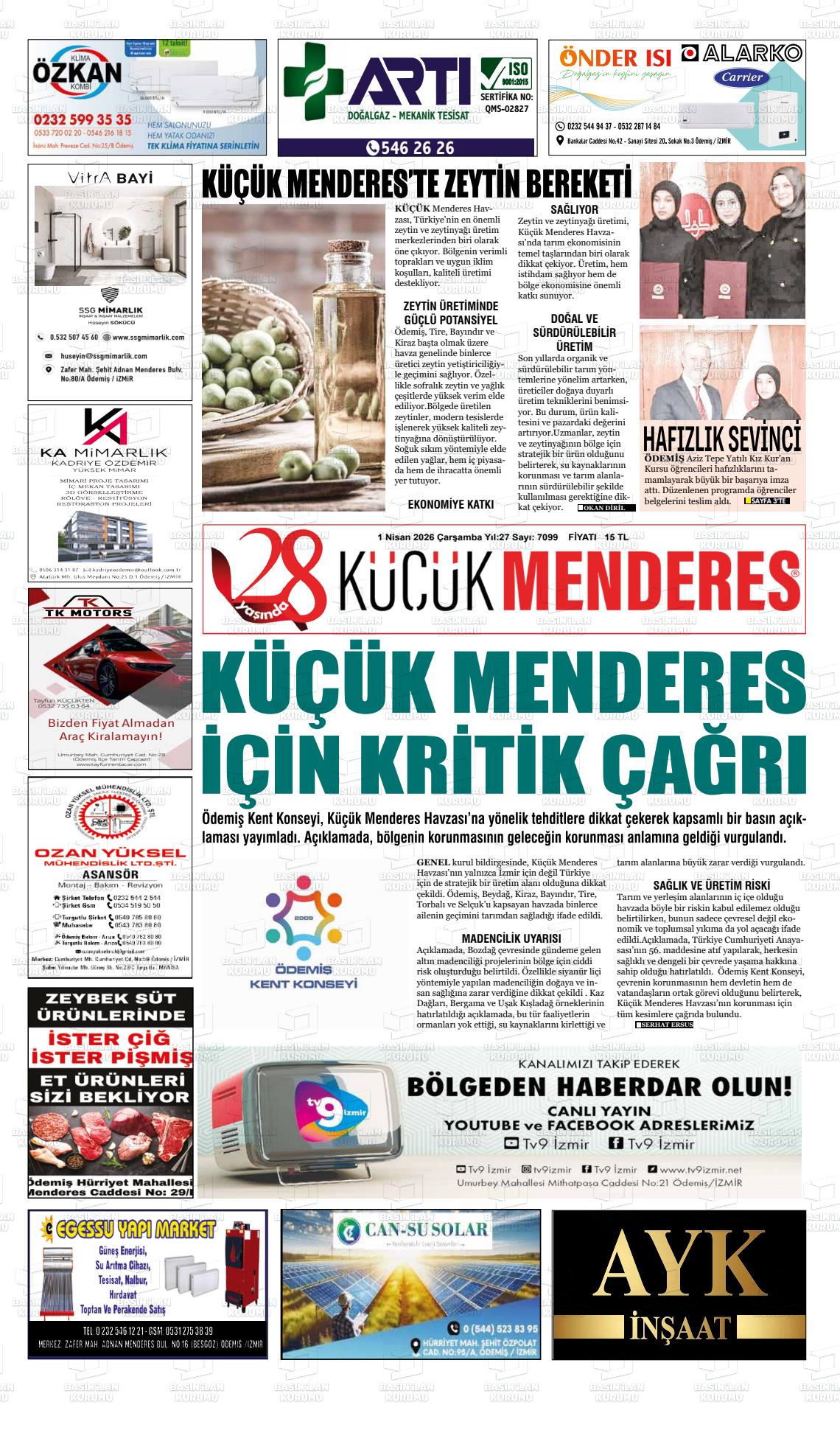 Izmir Kucukmenderes 01.04.2026