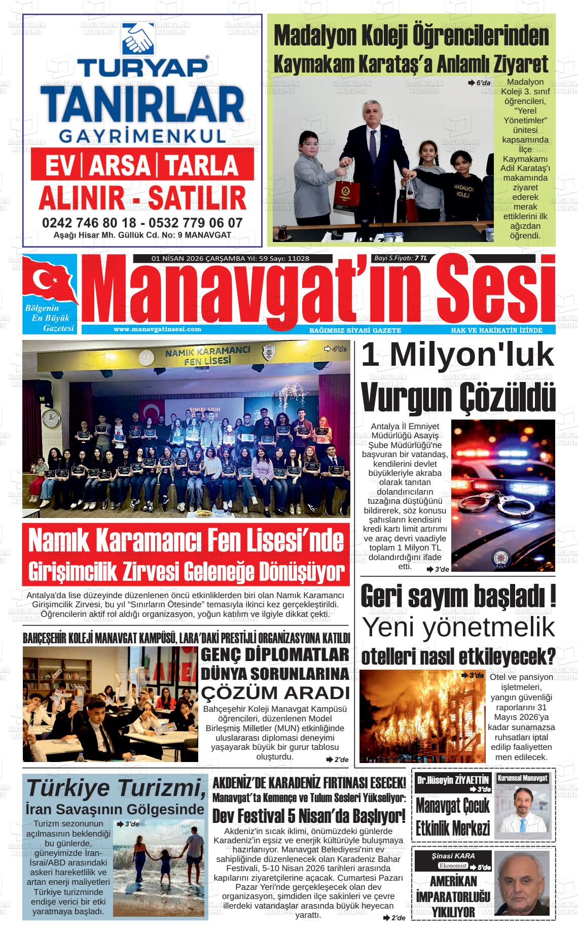 Antalya Manavgatinsesi 01.04.2026