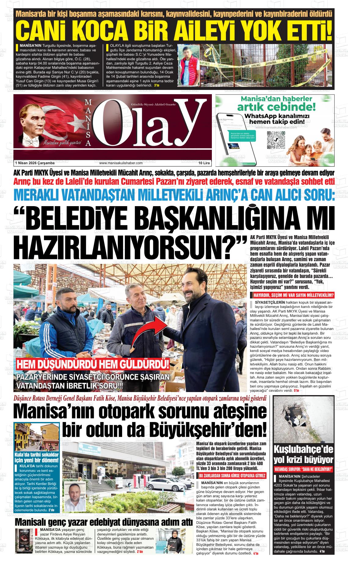 Manisa Olay 01.04.2026