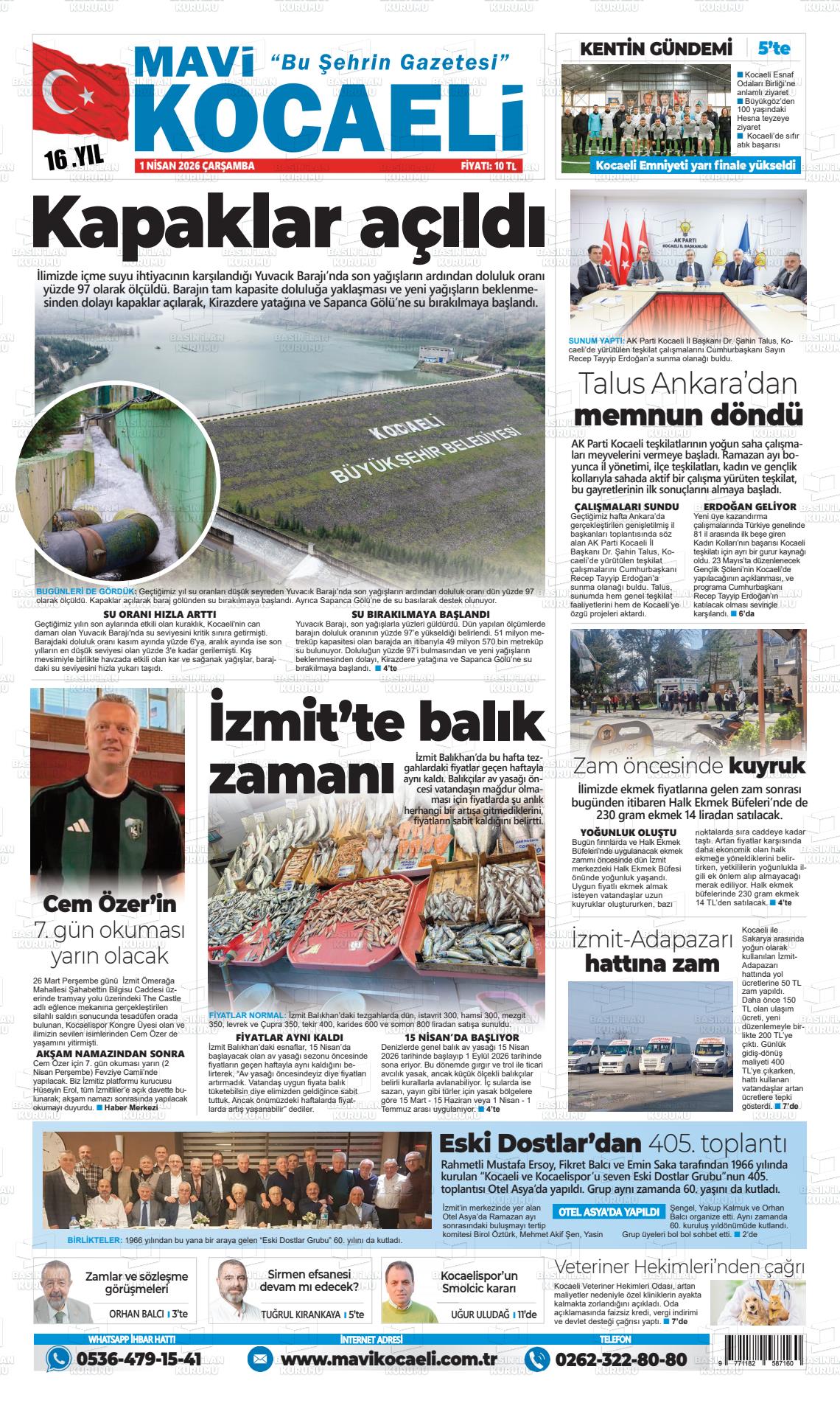 Kocaeli Mavi 01.04.2026