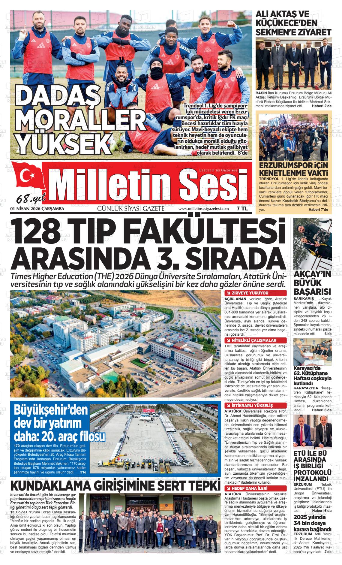Erzurum Milletinsesi 01.04.2026