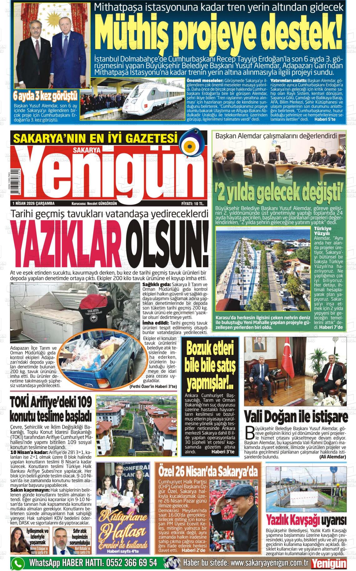 Sakarya Yenigun 01.04.2026