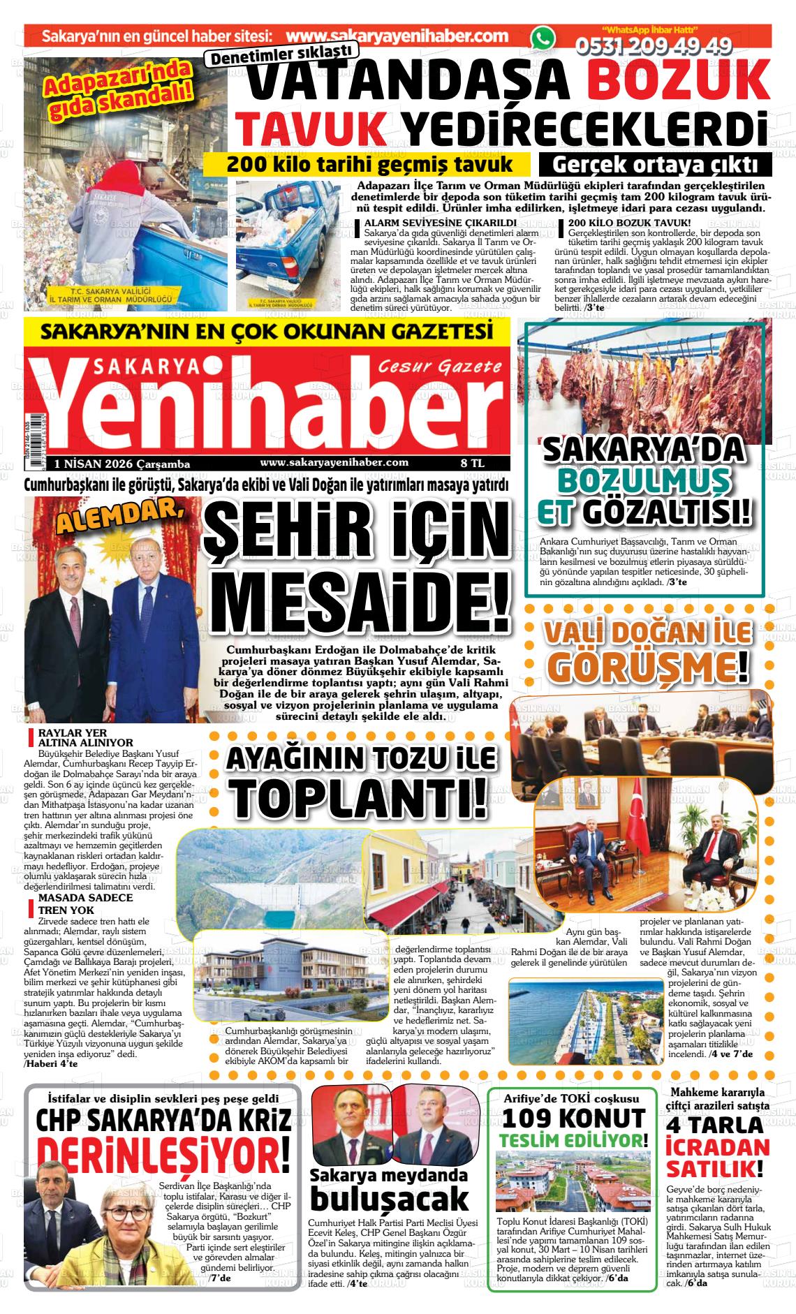 Sakarya Yenihaber 01.04.2026