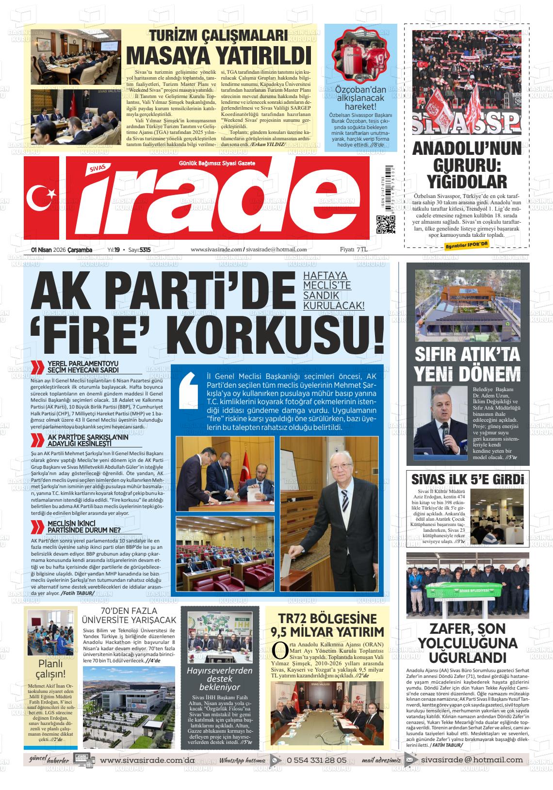 Sivas Irade 01.04.2026