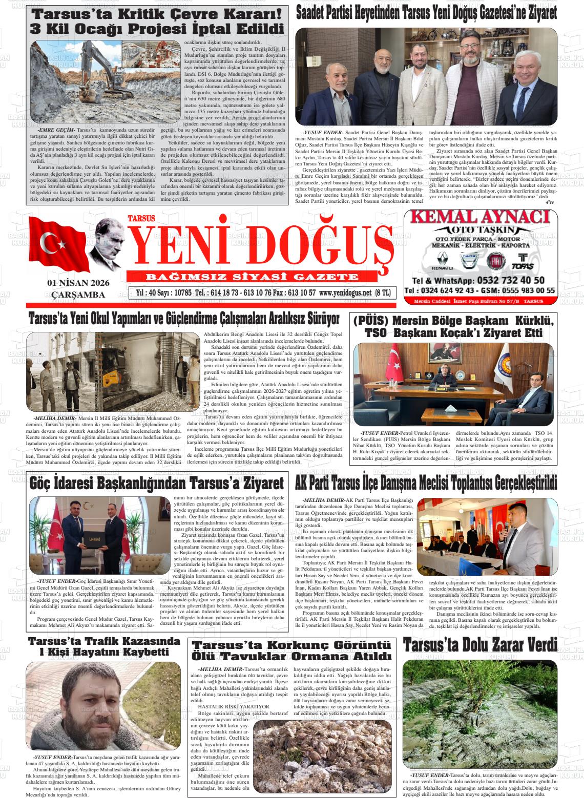 Mersin Tarsusyenidogus 01.04.2026