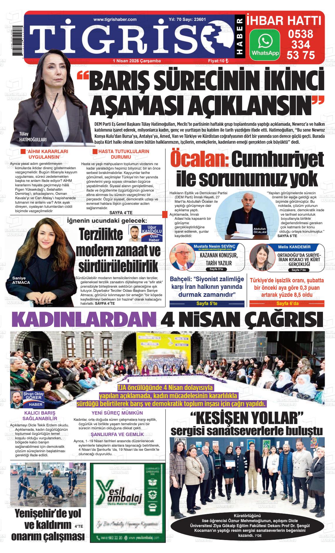 Diyarbakir Tirgis 01.04.2026