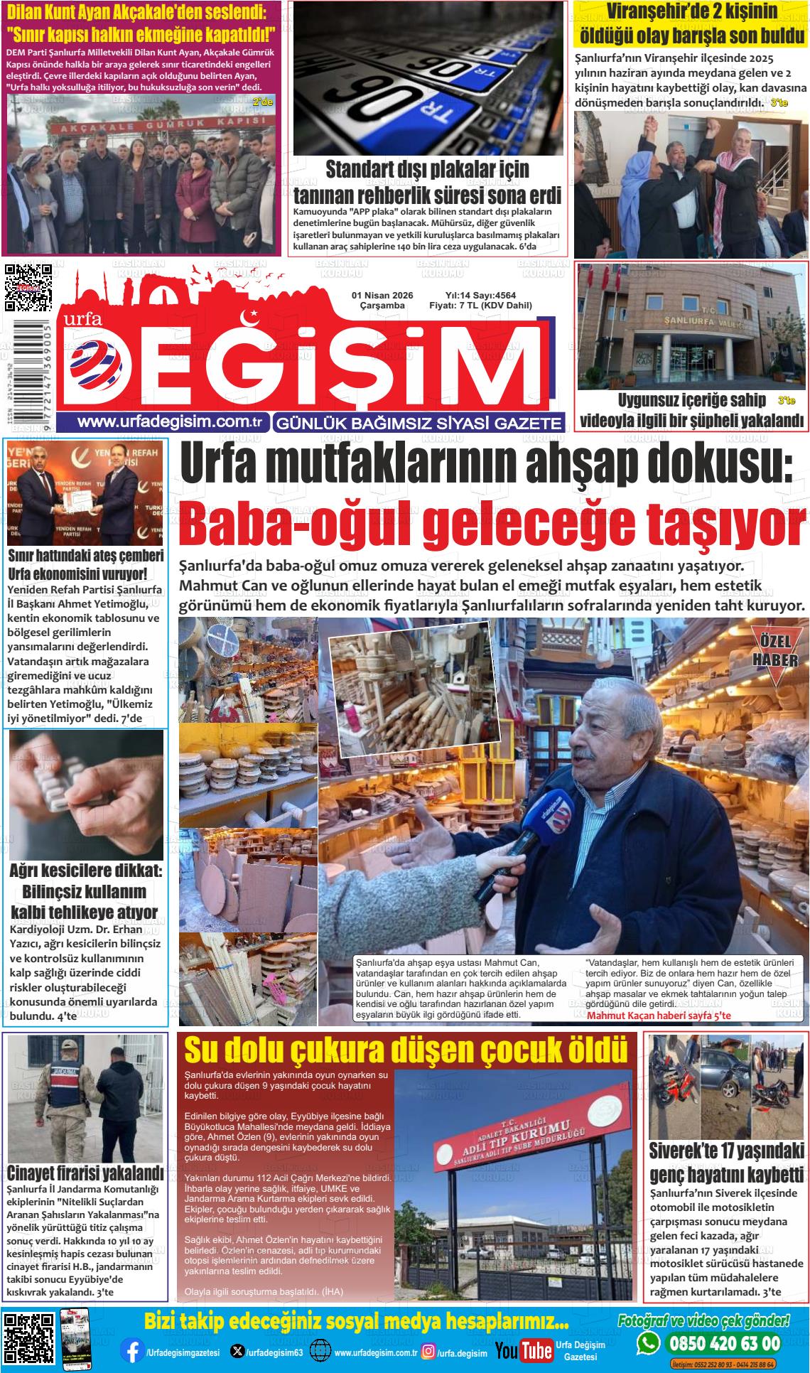 Sanliurfa Urfastar 01.04.2026