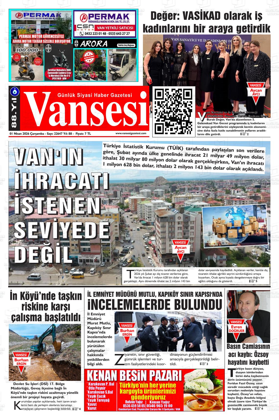 Van Sesi 01.04.2026