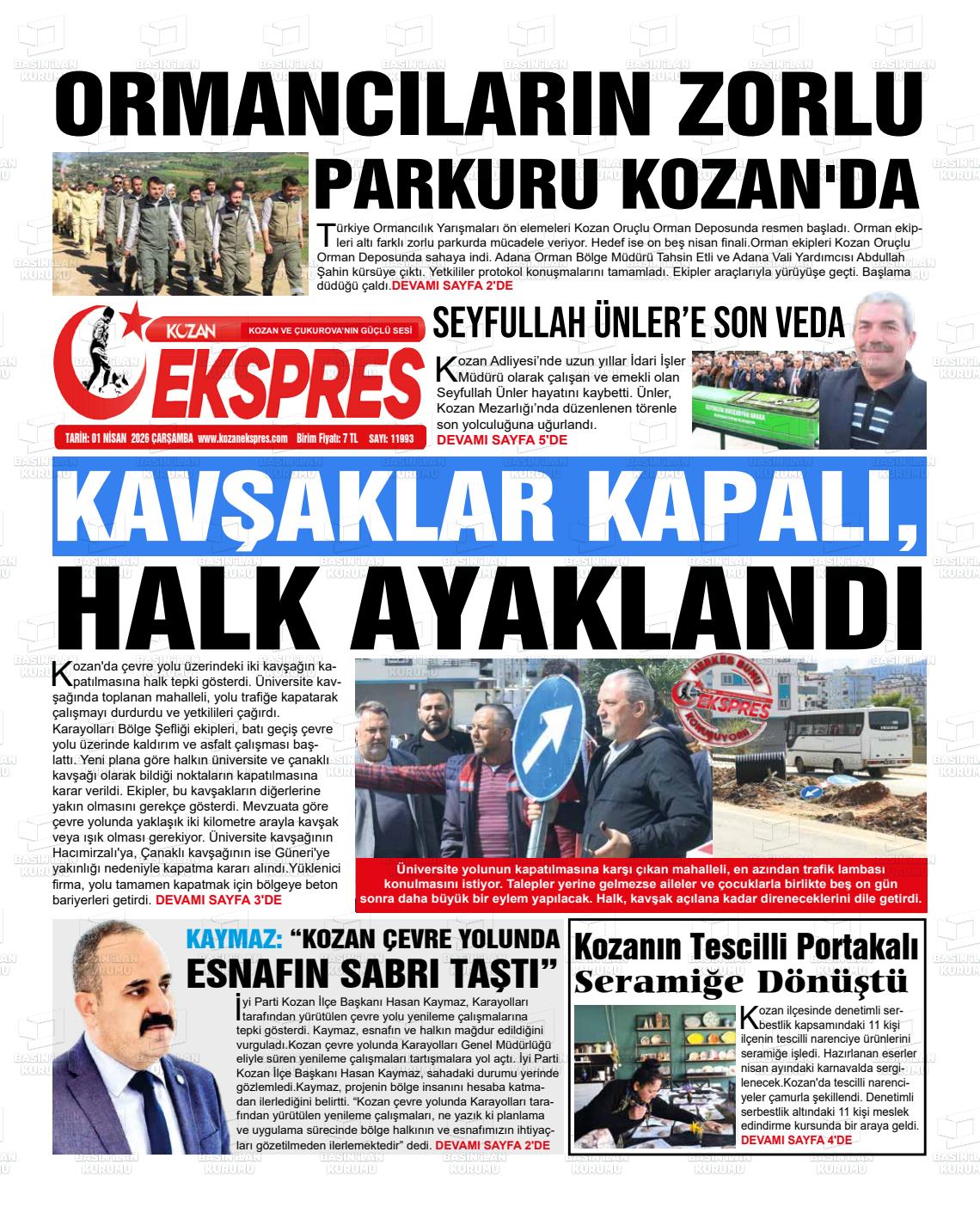 Adana Yenihursoz 01.04.2026