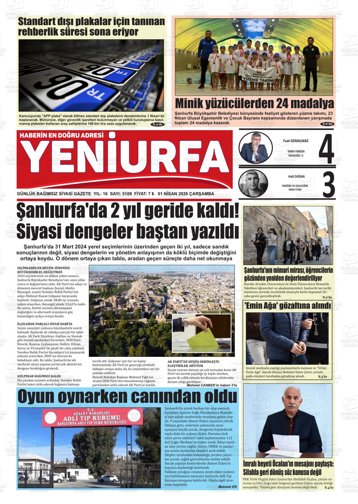 Sanliurfa Yeniurfa 01.04.2026