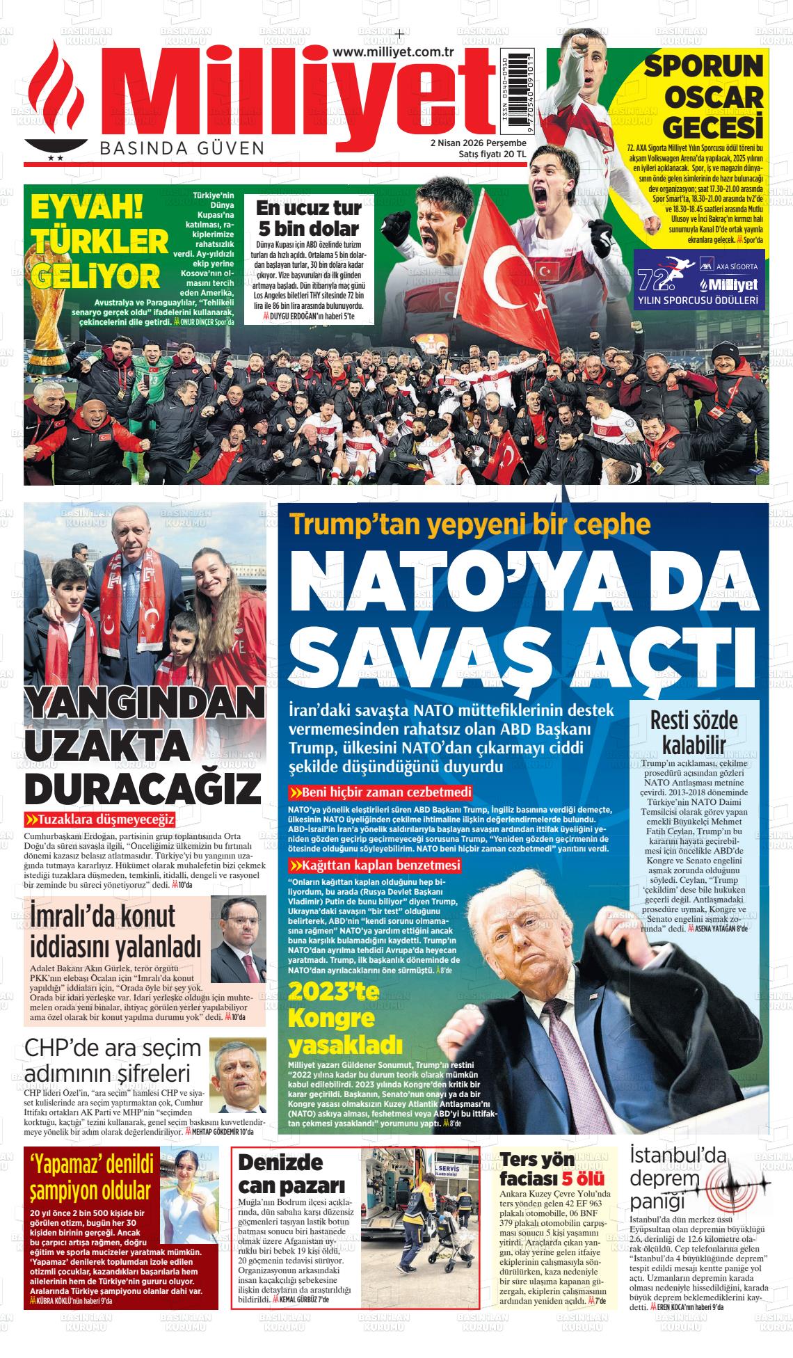 Milliyet Gazetesi 02.04.2026