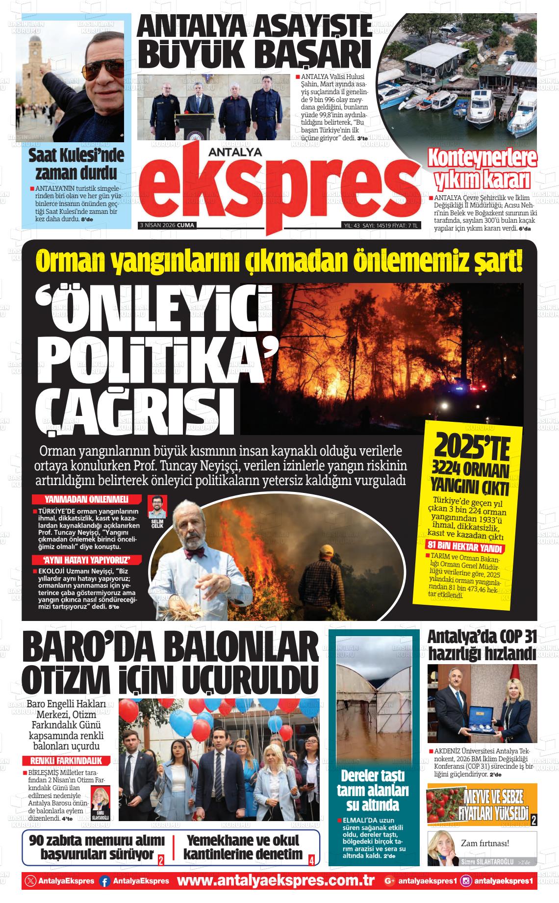 Antalya Ekspres 03.04.2026