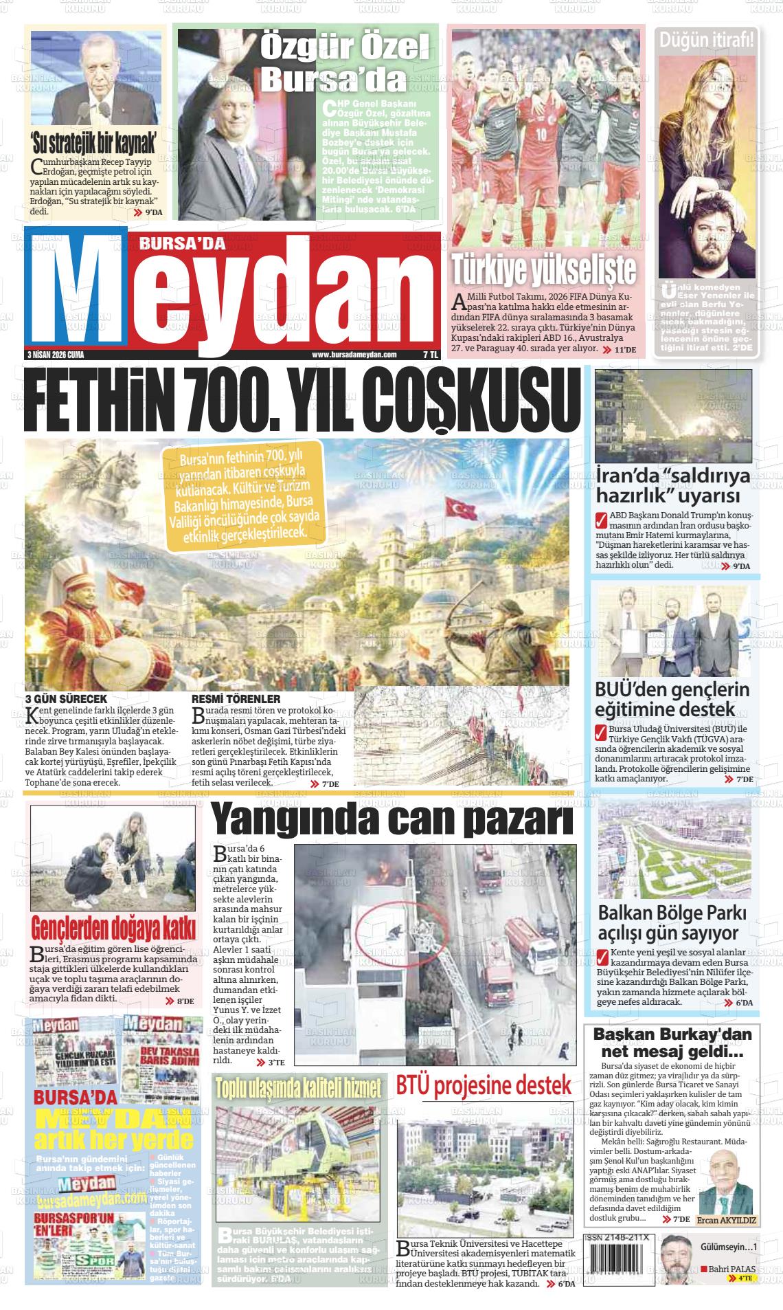 Bursa Dameydan 03.04.2026