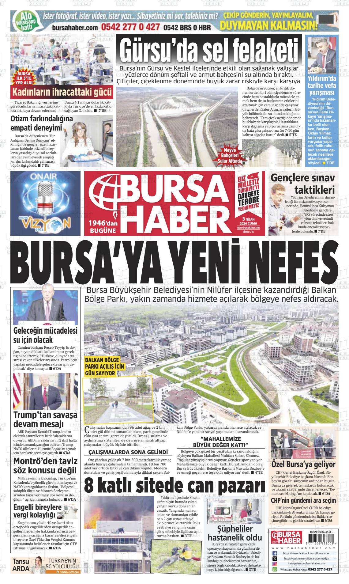 Bursa Haber 03.04.2026