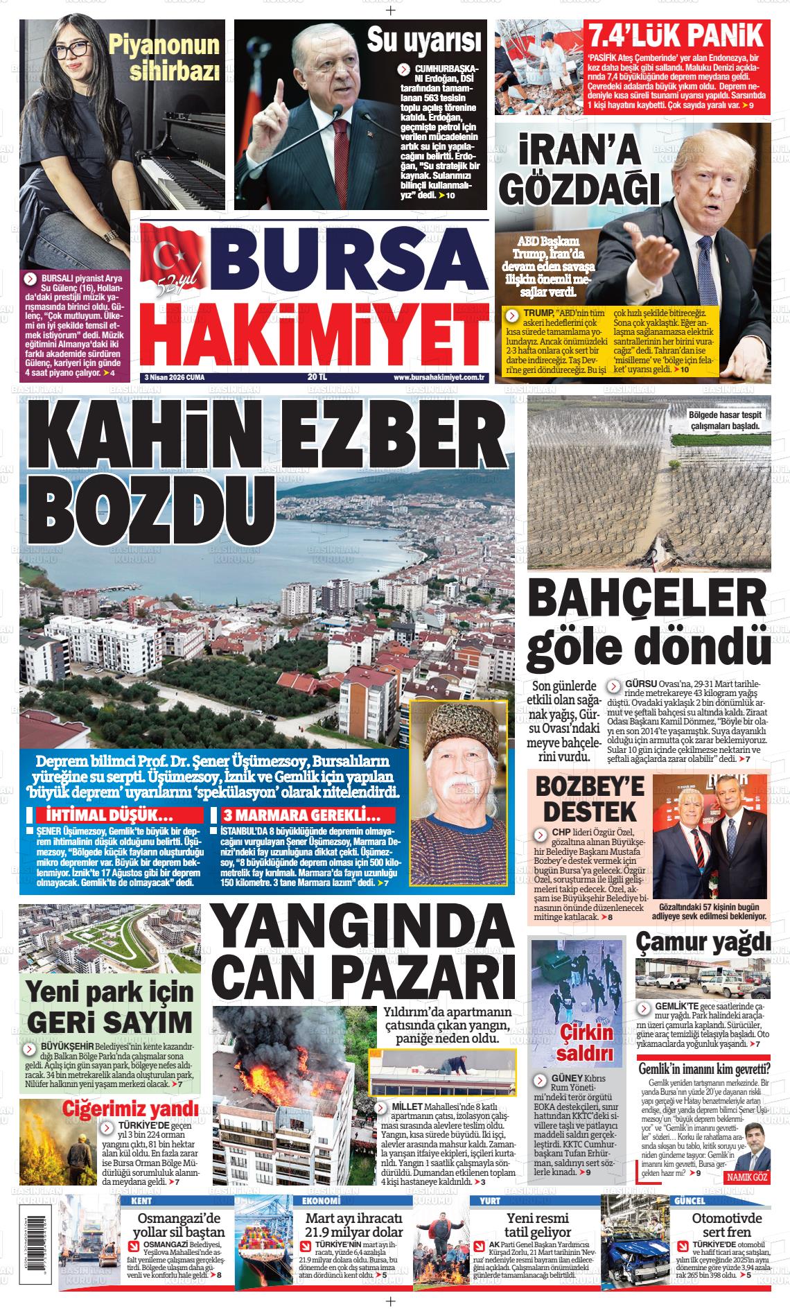 Bursa Hakimiyet 03.04.2026